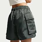 Nike Sportswear Women's Loose Mid-Rise Satin Cargo Shorts