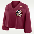 Florida State Jersey Women's Nike Dri-FIT College Cropped Top