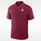 Polo universitaria Nike Dri-FIT para hombre Florida State Victory
