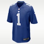 Jersey Nike de la NFL Game para hombre Malik Nabers New York Giants