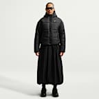 Nike Sportswear Classic Puffer lockere Therma-FIT Jacke mit Kapuze für Damen