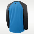 Miami Marlins Authentic Collection Men's Nike Dri-FIT Pullover Crew