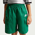 Shorts cargo de tejido Woven para niños talla grande Nike Sportswear Club