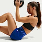 Nike Pro Sculpt Bike-Shorts (ca. 8 cm) mit hohem Taillenbund (Damen)