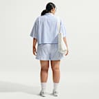 Playera a rayas oversized para mujer (talla grande) Nike Sportswear Chill Poplin