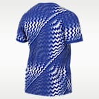 Finland Men's Nike Dri-FIT Soccer Pre-Match Short-Sleeve Top