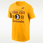 Florida State Legacy Stacked Est Men's Nike College T-Shirt