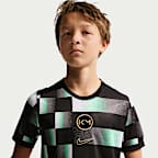Kylian Mbappé Academy Older Kids' Dri-FIT Short-Sleeve Football Top