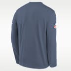 New England Patriots Rivalries Collection Sideline Legend Big Kids' Nike Dri-FIT NFL Long-Sleeve T-Shirt