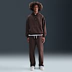 Pánská basketbalová mikina z česaného flísu Nike Therma-FIT Standard Issue s kapucí