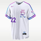 Carter Jensen Kansas City Royals City Connect Men's Nike MLB Stadium Jersey