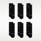Nike Kids' Dri-FIT Elevated Everyday Crew Socks (6 Pairs)