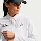 ACG 'Aireez' Women's Button-Up Long-Sleeve Graphic Trail-Running Top