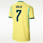 Jersey de futbol Nike Dri-FIT ADV de la selección de Brasil local 2026 Match Vinícius Júnior para niños talla grande