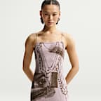 Vestido tipo blusón de tela de minicanalé ajustado para mujer Nike Sportswear Chill Knit