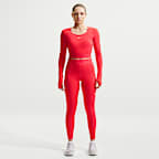 Nike Pro Women's Dri-FIT Cropped Long-Sleeve Top