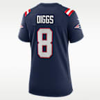 Stefon Diggs New England Patriots Women's Nike NFL Game Jersey