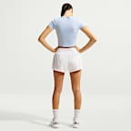 Playera de manga corta Dri-FIT cropped para mujer Nike One Fitted