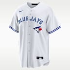 Jersey Nike de la MLB Replica para hombre Andrés Giménez Toronto Blue Jays