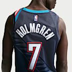 Chet Holmgren Oklahoma City Thunder City Edition Men's Nike NBA Swingman Jersey