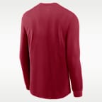 Playera de manga larga universitaria Nike Dri-FIT para hombre Stanford Sideline