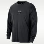Playera de básquetbol de manga larga Dri-FIT para hombre Nike Toronto Raptors Standard Issue