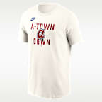 Playera Nike de la MLB para hombre Atlanta Braves Cooperstown '70s Inspired