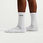 Meias de cano médio Nike Everyday Elevated (2 pares)