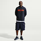Sudadera con gorro sin cierre Nike Dri-FIT de la NFL para hombre Chicago Bears Rivalries Collection Primary