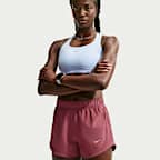 Short de running Dri-FIT taille mi-haute avec sous-short intégré Nike Tempo pour femme