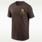 San Diego Padres 2-Hit Men's Nike MLB T-Shirt