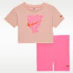 Conjunto de 2 piezas de shorts de ciclismo para bebé Nike Bold Play