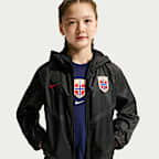 Chamarra Anthem de futbol Nike Dri-FIT para niños talla grande de Noruega