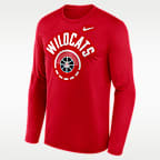 Arizona Courtside Men's Nike Dri-FIT College Long-Sleeve T-Shirt