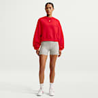Nike Studio Fleece Medium Weight Women's Oversized Cropped Crew