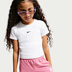Nike Sportswear Club Fleece Older Kids' (Girls') 13cm (approx.) French Terry Shorts