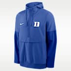Chamarra universitaria Nike con gorro de medio cierre para hombre Duke Anorak