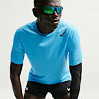 Kortærmet Nike AeroSwift Dri-FIT ADV-løbetop til mænd