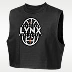 Minnesota Lynx Nike Authentics Big Kids' (Girls') Sleeveless Cropped T-Shirt