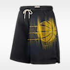 Shorts de básquetbol de tejido Fleece para hombre Indiana Pacers Standard Issue