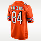 Colston Loveland Chicago Bears Men's Nike NFL Game Jersey