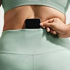 Nike One Bike Shorts mit Taschen und hohem Bund für Damen (ca. 20,5 cm, große Größe)