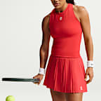 Falda de tenis Dri-FIT plisada para mujer NikeCourt Advantage