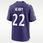Jersey Nike de la NFL Game para hombre Derrick Henry Baltimore Ravens