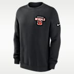 Cincinnati Bengals Draw Block Club Men's Nike NFL Pullover Crew