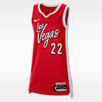 A'ja Wilson Las Vegas Aces Nike Dri-FIT WNBA Victory Trikot
