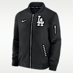 ロサンゼルス ドジャース オーセンティック コレクション ダグアウト メンズ ナイキ MLB フルジップ ボンバージャケット