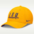 Gorra universitaria Nike Dri-FIT para hombre LSU Sideline Rise