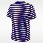 Playera universitaria Nike para hombre LSU Athletic Prep Legacy Summit Stripe