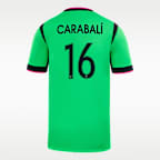Jersey Game Nike de la NWSL para niños talla grande Jorelyn Carabalí Boston Legacy FC